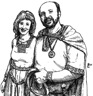 Noble Hârnic couple